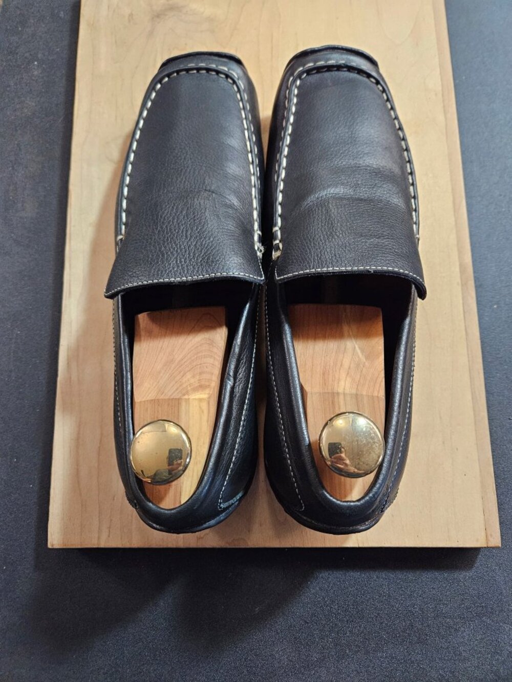 Kenneth Cole Reaction Men's  Slip On Shoes, Black, Size 8.5